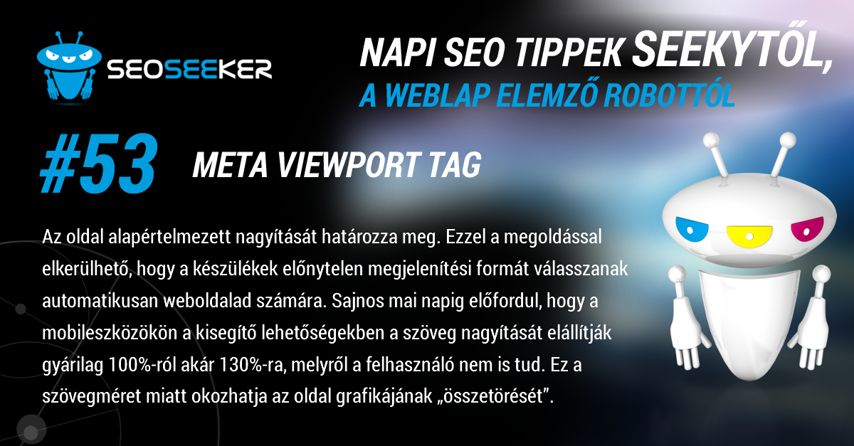 Meta viewport tag tipp